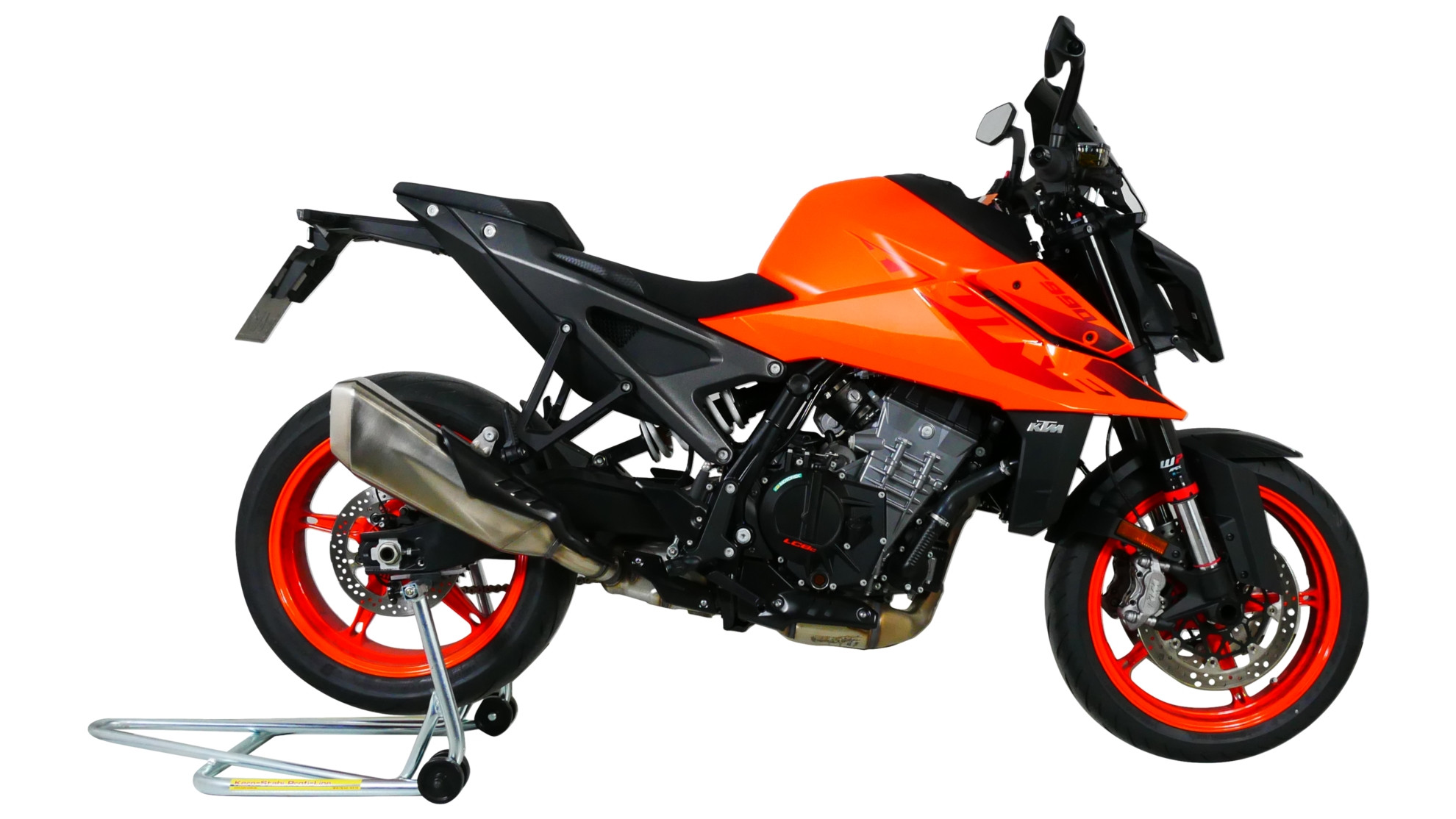 Szyba motocyklowa MRA KTM DUKE 990 2024-, forma NTM, czarna