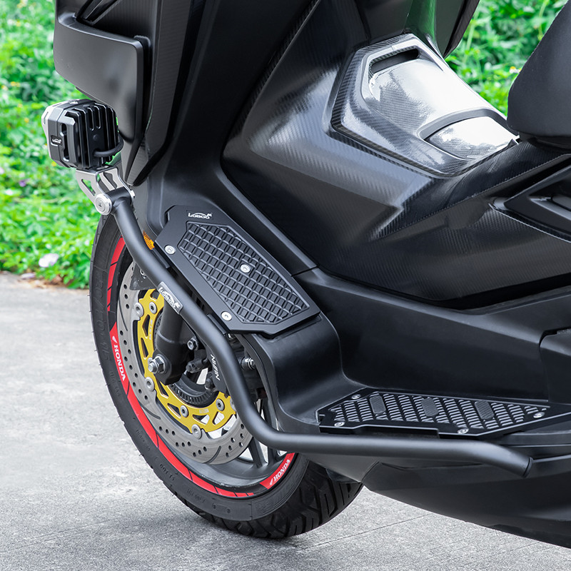 LOBOO Gmole do HONDA FORZA350 (2021-) srebrne