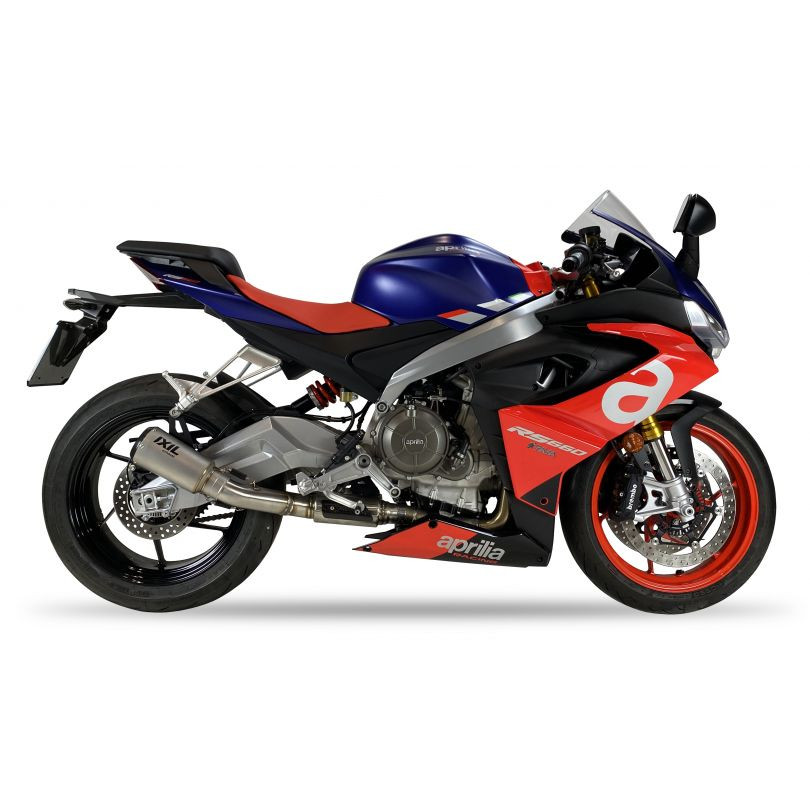 Tłumik IXIL APRILIA TUONO 660 21-23 (KV KS) typ RC (waga: 800g, długość: 230 mm., materiał: Inox AISI304, kolor: Bright resin) F