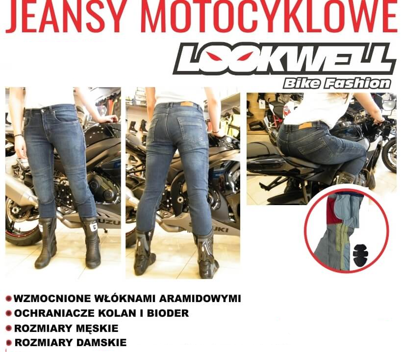 Spodnie jeansowe LOOKWELL DENIM 501 damskie standardowe (regular)