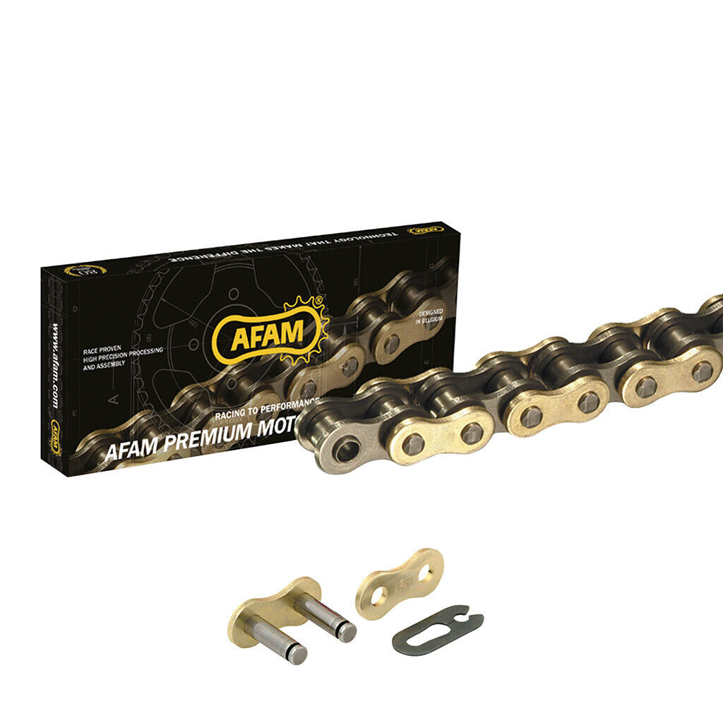 AFAM Łańcuch napędowy A428R1-G 118L AR GOLD bezringowy (125-200cc)