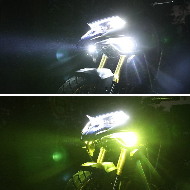 LOBOO L7 lampy LED drogowe i mijania pomocnicze tylko dla VOGE DS525X, 15 000 Lumenów, homologacja, zestaw