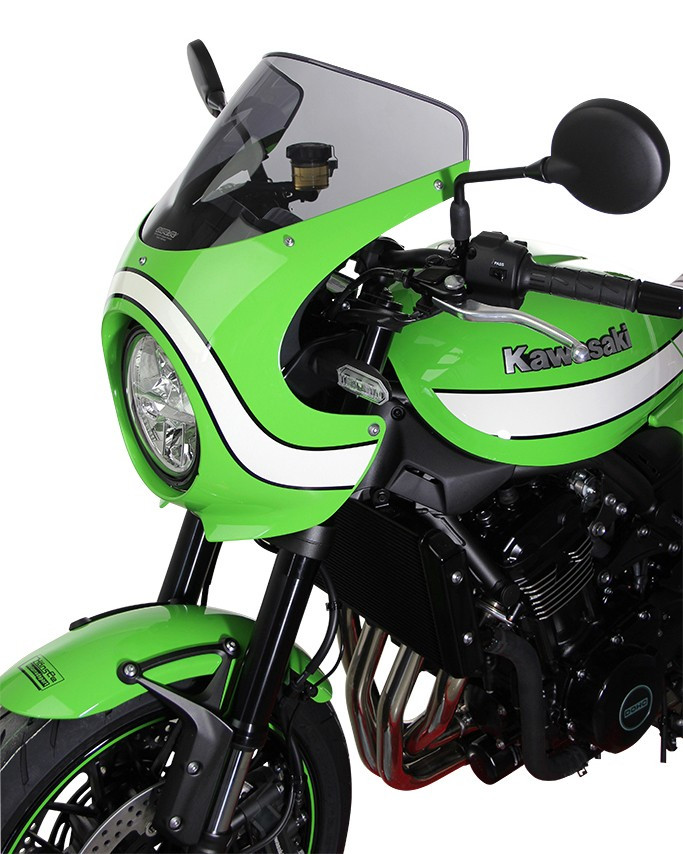Szyba motocyklowa MRA KAWASAKI Z 900 RS (CAFE RACER) 2018-, forma R, przyciemniana