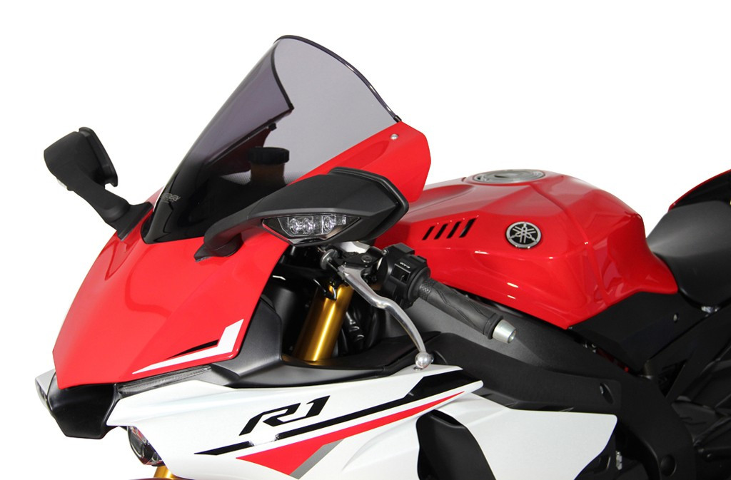 Szyba motocyklowa MRA YAMAHA YZF R 1 /M RN32/RN49 2015-2019, forma R, przyciemniana