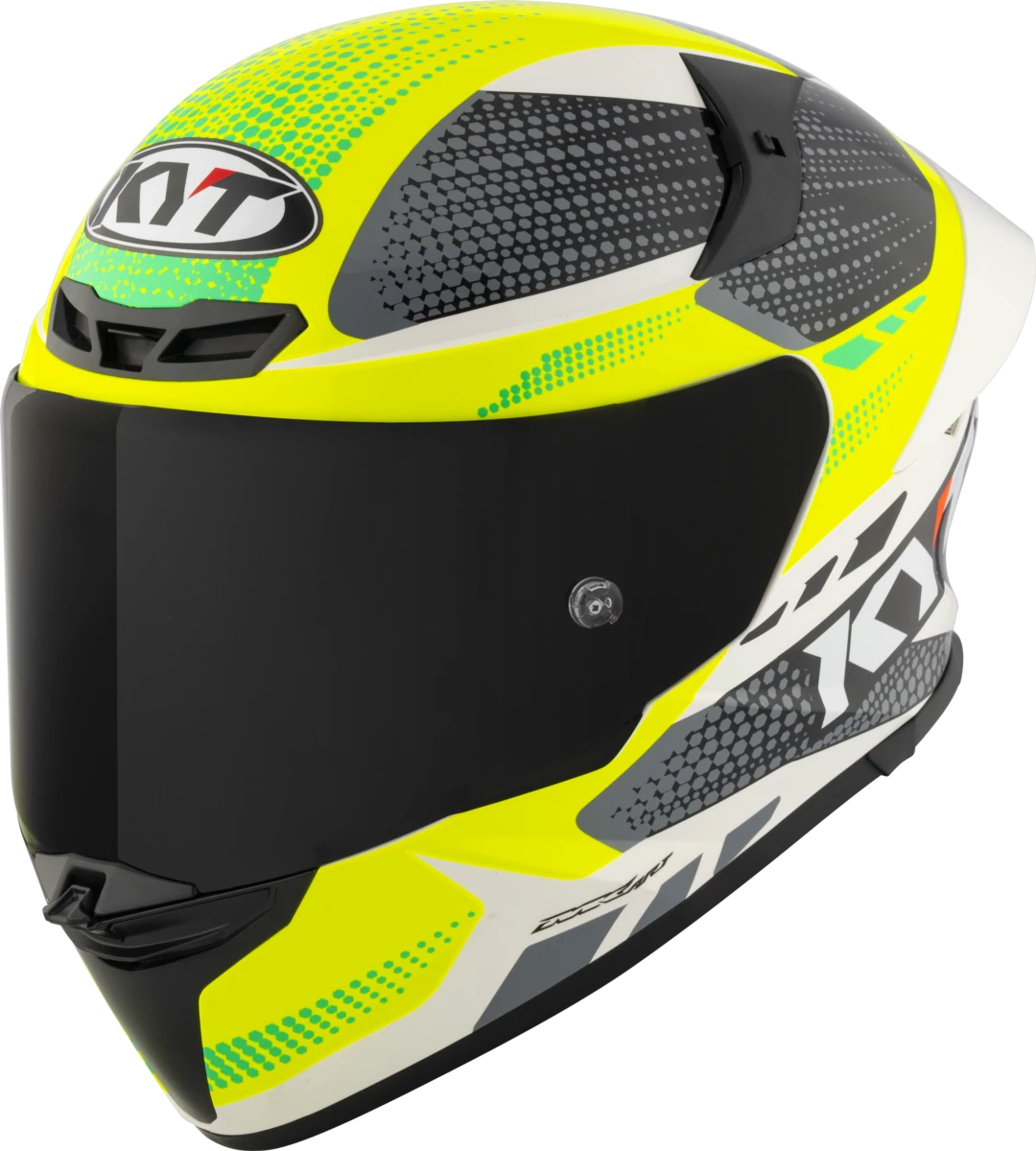 Kask motocyklowy KYT TT-REVO GEAR Czarny/Żółty
