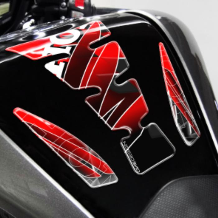 ONEDESIGN Tankpad Spirit shape Limited Edition logo Hon czerwony