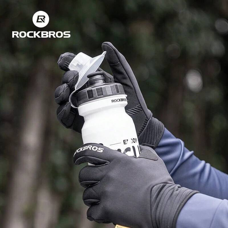 Rękawiczki rowerowe zimowe, ciepłe ROCKBROS (16310010005) MT025-1