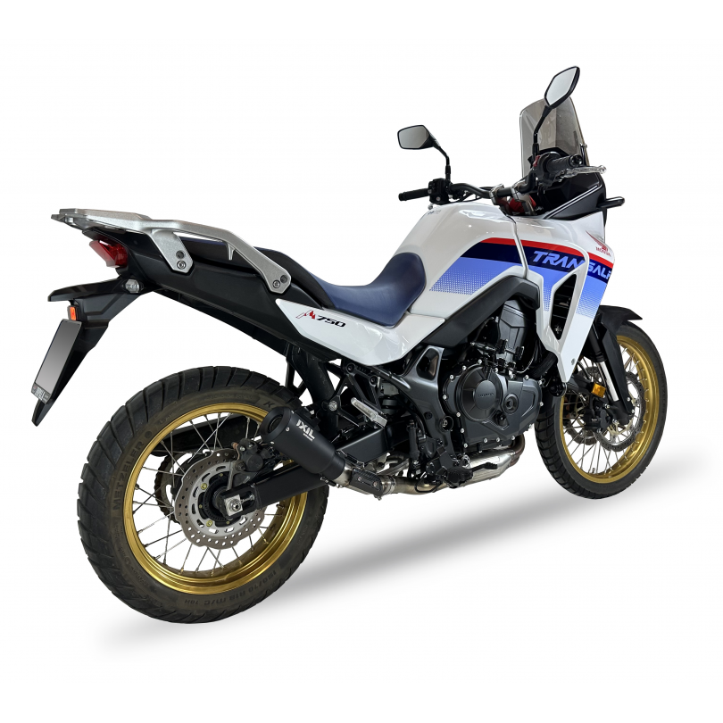 Tłumik IXIL HONDA XL 750 TRANSALP 2023 (RD16) typ RB (waga: 900g, długość: 230 mm., materiał: Inox AISI304, kolor: Black painted