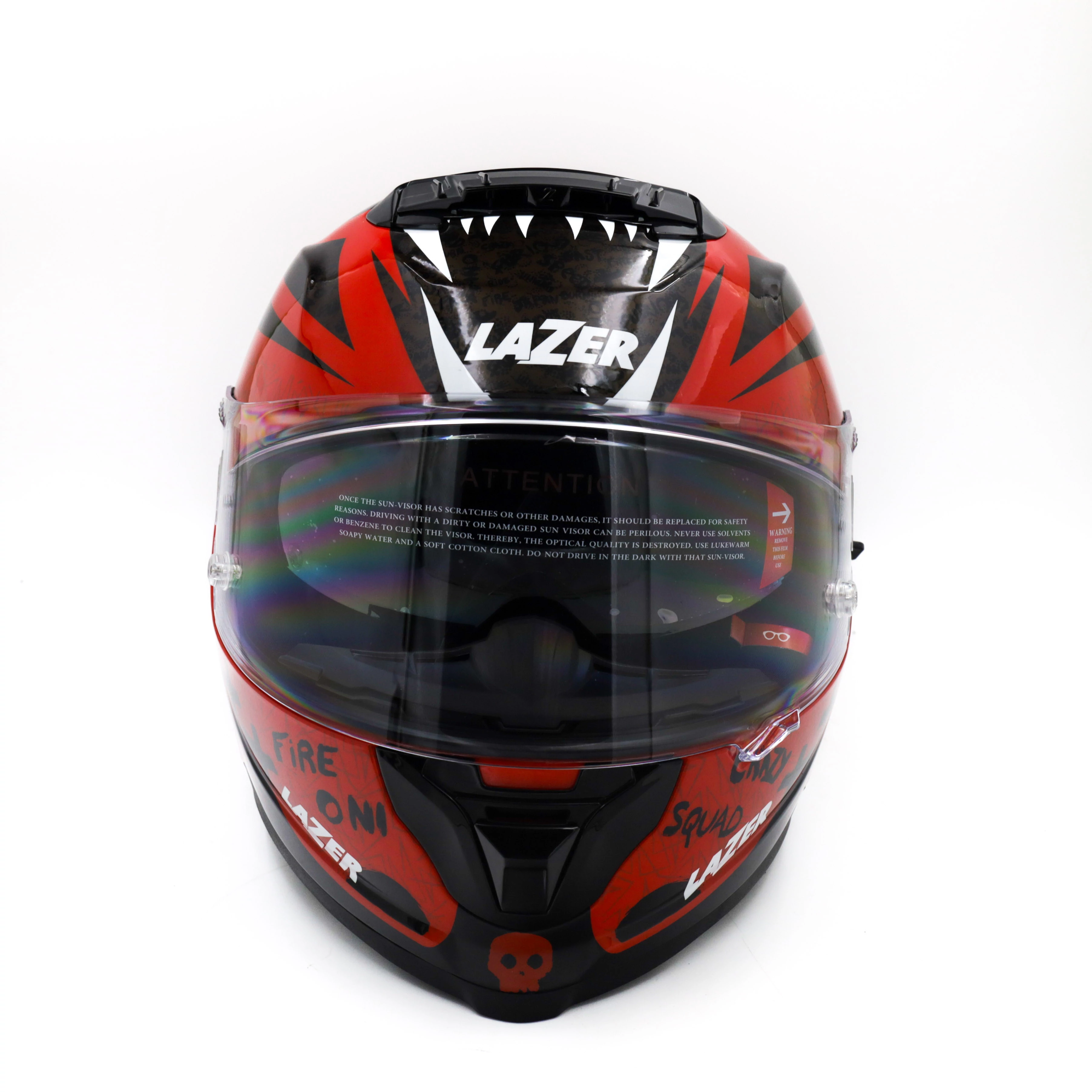 Kask Motocyklowy LAZER RAFALE EVO Oni Czerwony (kol. Czerwony - Czarny)