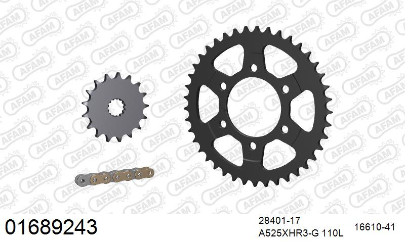 Zestaw napędowy AFAM do KAWASAKI Ninja ZX 10 R 8,9,A