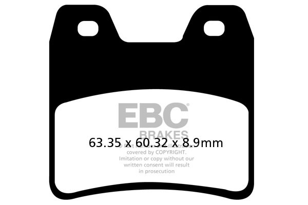 EBC Brakes Klocki hamulcowe EBC FA348HH wzmacniane (kpl. na 1 tarcze)