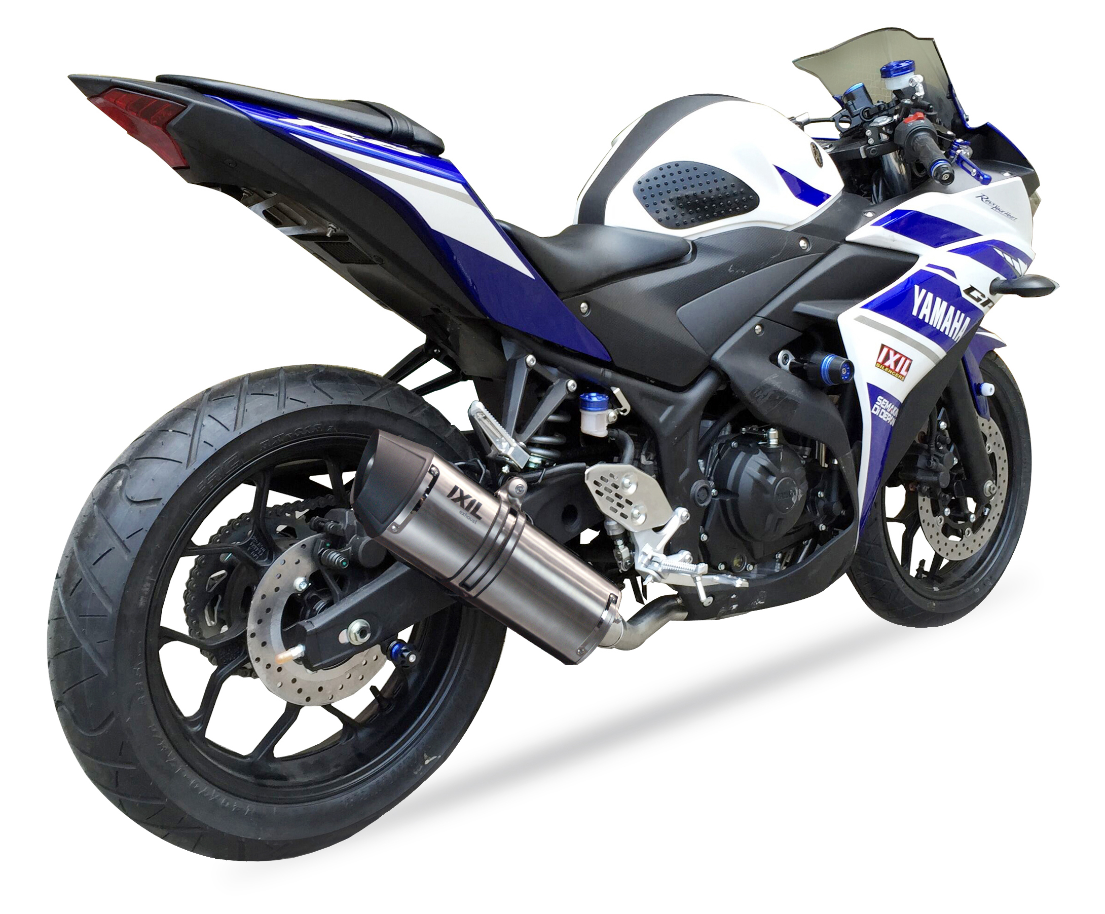 Tłumik IXIL YAMAHA R3 / R25 15-21 (RH07 RH12) typ SOVE (waga: 3000g, długość: 423 mm., materiał: Inox AISI304, kolor: Black pain