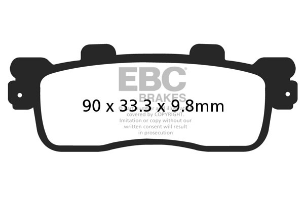 EBC Brakes Klocki hamulcowe EBC SFA498 skuterowe (kpl. na 1 tarcze)