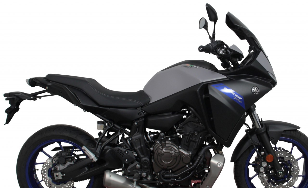 Szyba motocyklowa MRA YAMAHA TRACER 700 2020-, forma TM, czarna