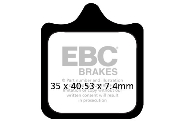 EBC Brakes Klocki hamulcowe EBC FA322/4HH wzmacniane (kpl. na 1 tarcze)