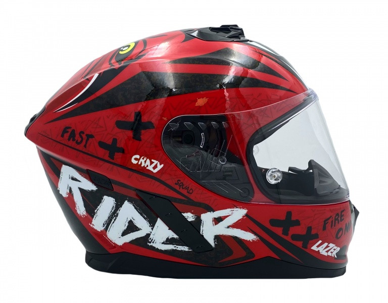 Kask Motocyklowy LAZER RAFALE EVO Oni Czerwony (kol. Czerwony - Czarny)