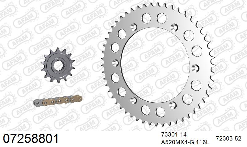 Zestaw napędowy AFAM do KTM MX 495