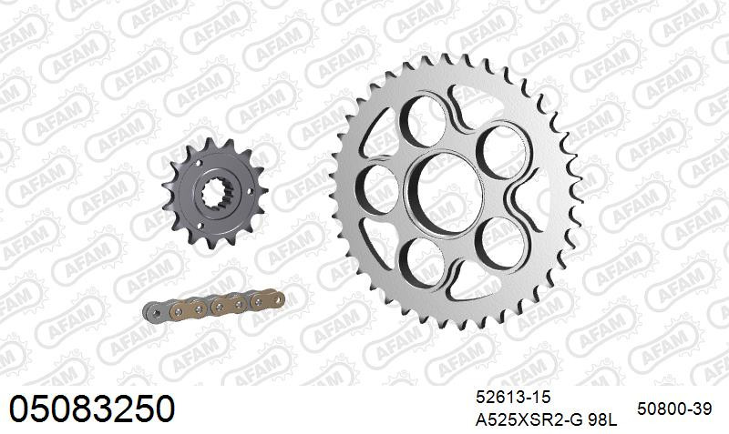 Zestaw napędowy AFAM do DUCATI 848, 848 Evo, 848 Evo Dark, 848 SE Evo Corse