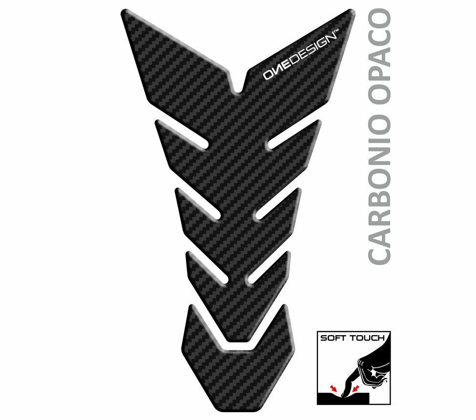 ONEDESIGN tankpad "Soft Touch" czarny edition carbon matt czarny