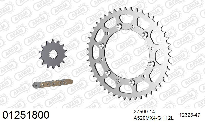 Zestaw napędowy AFAM do YAMAHA YZ 450 F R,S