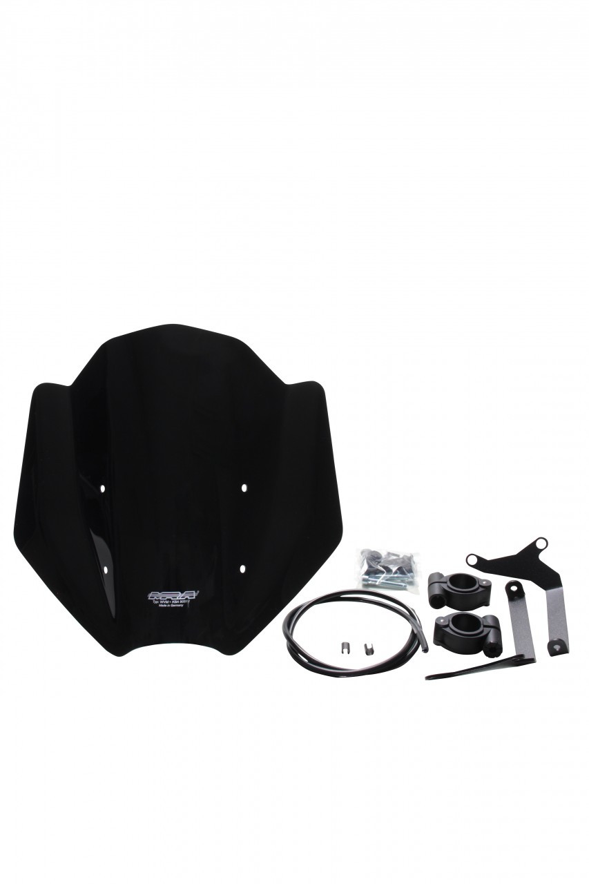 Szyba motocyklowa MRA KTM DUKE 790 2018-2023, forma NRM, czarna