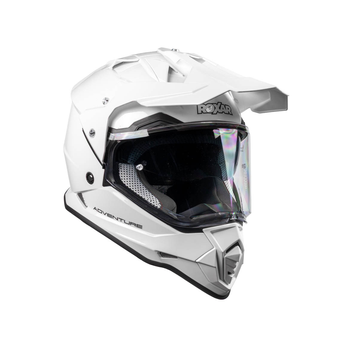 ROXAR HELMETS Kask motocyklowy turystyczny ROXAR ADV Z-Line biały połysk