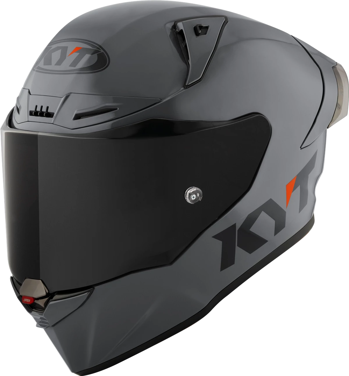 Kask motocyklowy KYT R1R SZARY E06
