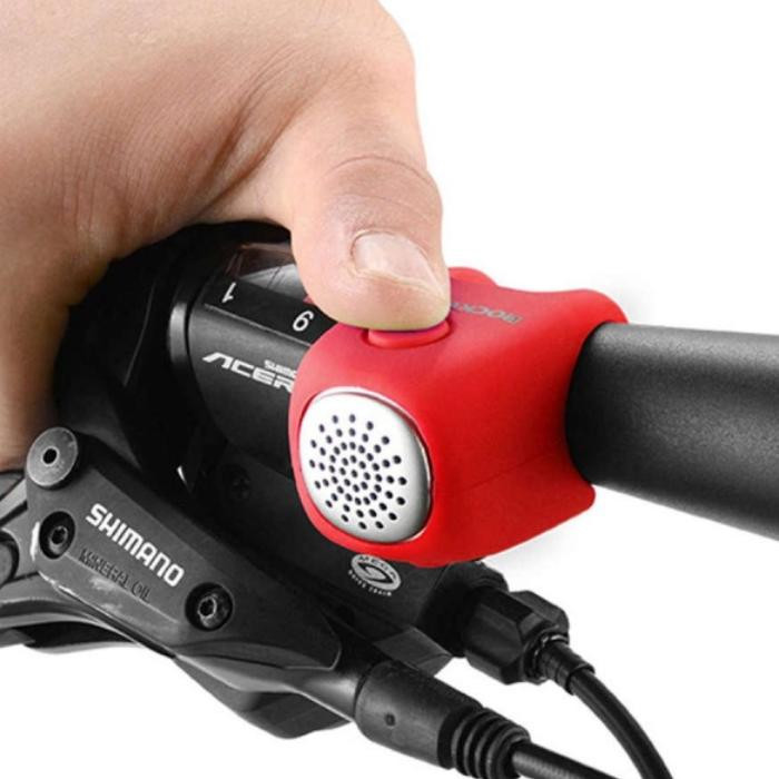 Dzwonek do roweru elektryczny ROCKBROS Czerwony (CB1709RD)