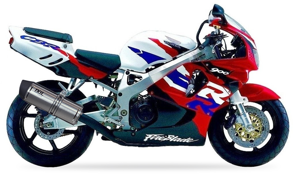 Tłumik IXIL HONDA CBR 900 RR 96-97 (SC29) typ SOVE (waga: 3000g, długość: 423 mm., materiał: Inox AISI304, kolor: Black painted)