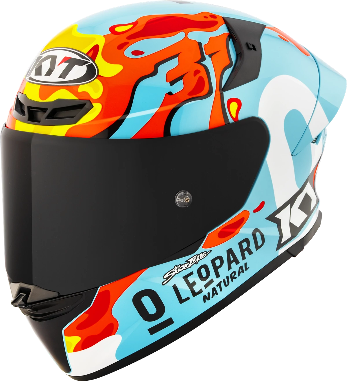 Kask motocyklowy KYT TT-REVO LEOPARD REPLICA ARAGON E06