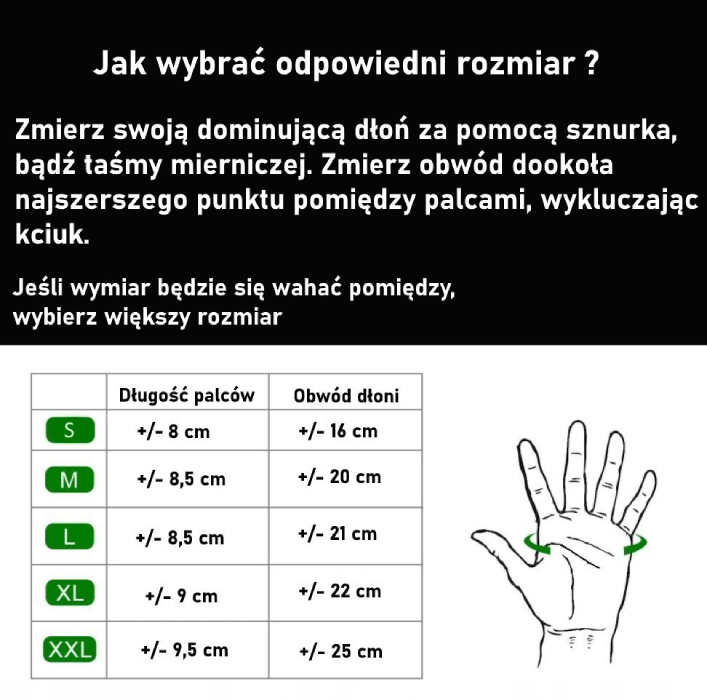 Rękawiczki rowerowe zimowe ROCKBROS (S077-6BK) wodoodporne, ciepłe