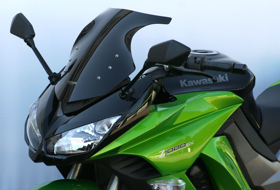 Szyba motocyklowa MRA KAWASAKI Z 1000 SX ZXT00G/ZXT00L/ZXT00M 2011-2016, forma OM, czarna