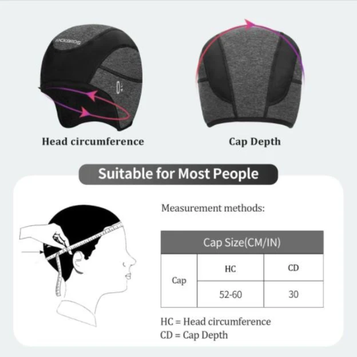 Czapka rowerowa/sportowa pod kask (YPP032) ROCKBROS