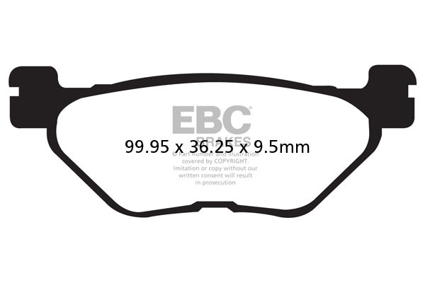 EBC Brakes Klocki hamulcowe EBC FA319/2HH wzmacniane (kpl. na 1 tarcze)