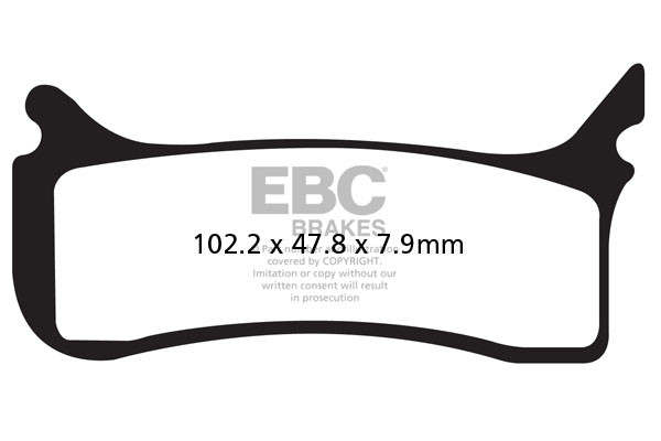 EBC Brakes Klocki hamulcowe EBC MXS406 off-road wyczynowe (kpl. na 1 tarcze)
