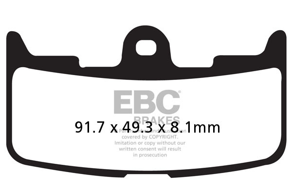 EBC Brakes Klocki hamulcowe EBC FA345HH wzmacniane (kpl. na 1 tarcze)
