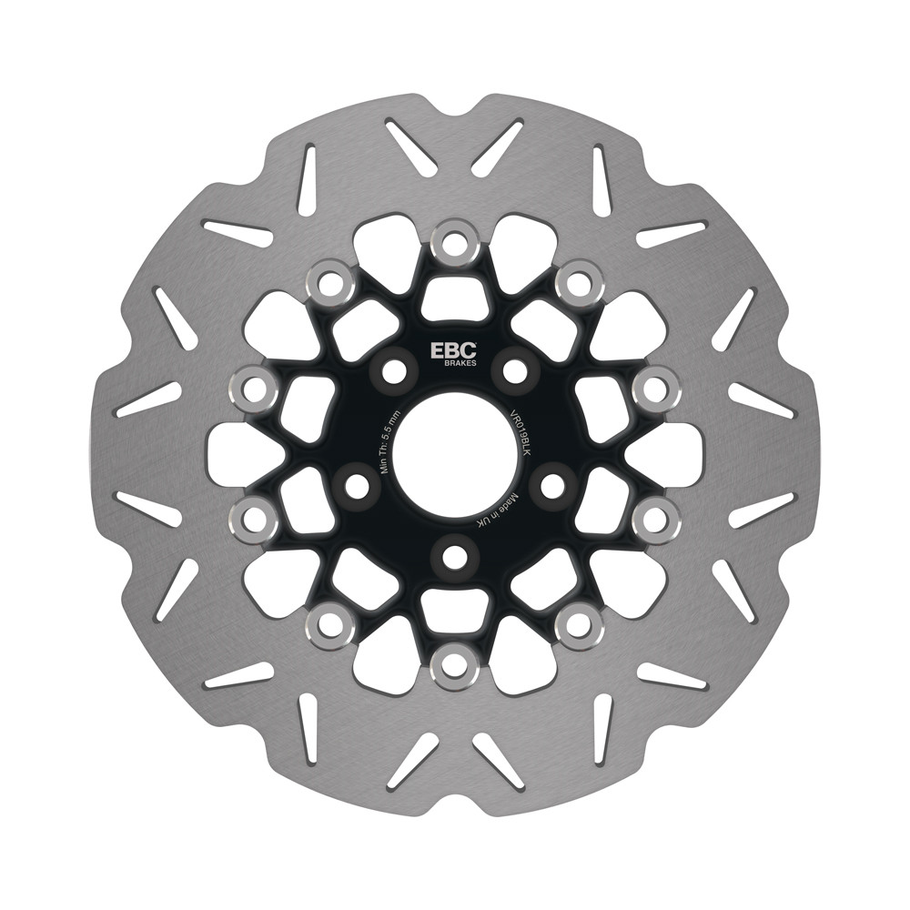 Tarcza hamulcowa motocyklowa EBC VR019BLK VEE, do amerykańskich motocykli
