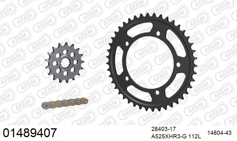 Zestaw napędowy AFAM do SUZUKI GSX-R 1000 K7,K8