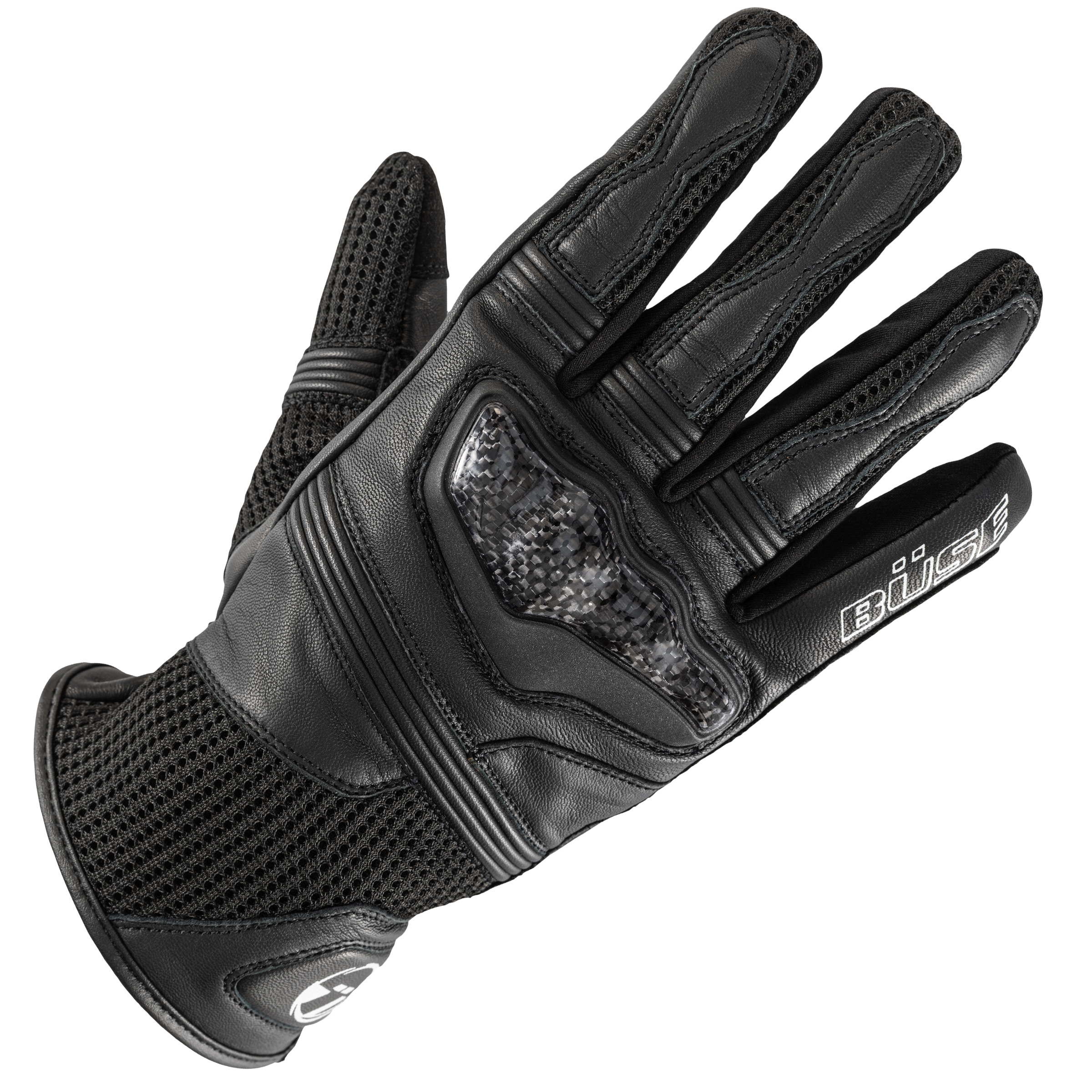 Rękawice motocyklowe BUSE Airflow czarne