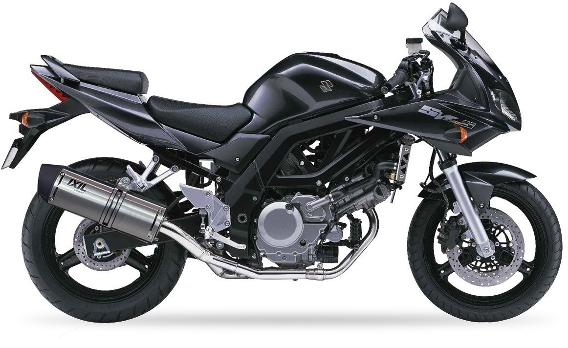Tłumik IXIL SUZUKI SV 650 S 06-12 (WVBY) typ SOVE (waga: 3000g, długość: 423 mm., materiał: Inox AISI304, kolor: Black painted)