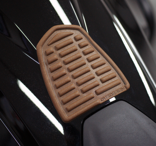 ONEDESIGN Tankpad "Soft Touch" leather style brown