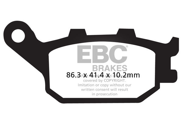 EBC Brakes Klocki hamulcowe EBC FA174V V-PAD (kpl. na 1 tarcze)