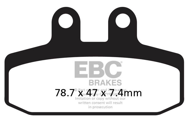 EBC Brakes Klocki hamulcowe EBC FA256TT (kpl. na 1 tarcze)
