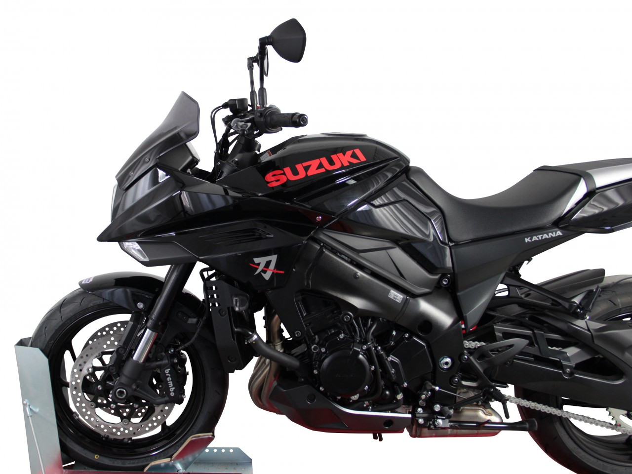 Szyba motocyklowa MRA SUZUKI GSX-S 1000 S KATANA 2019-, forma S, przyciemniana