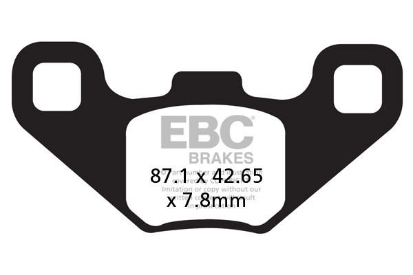EBC Brakes Klocki hamulcowe EBC FA490R (kpl. na 1 tarcze)