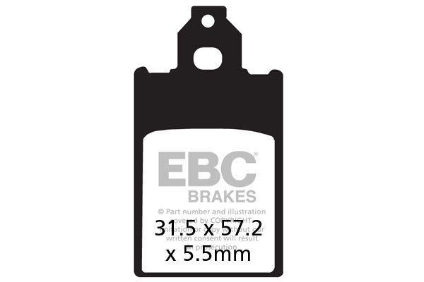 EBC Brakes Klocki hamulcowe EBC FA116 (kpl. na 1 tarcze)