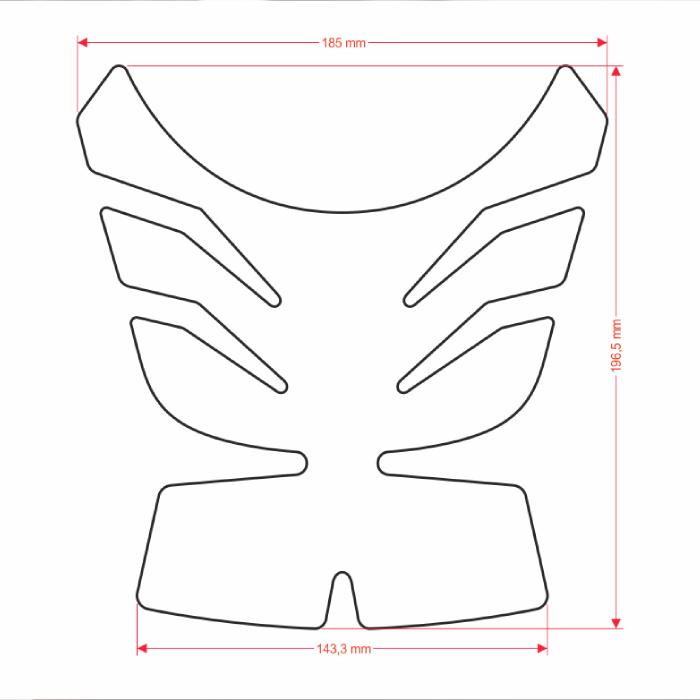 ONEDESIGN Tankpad for Multistrada