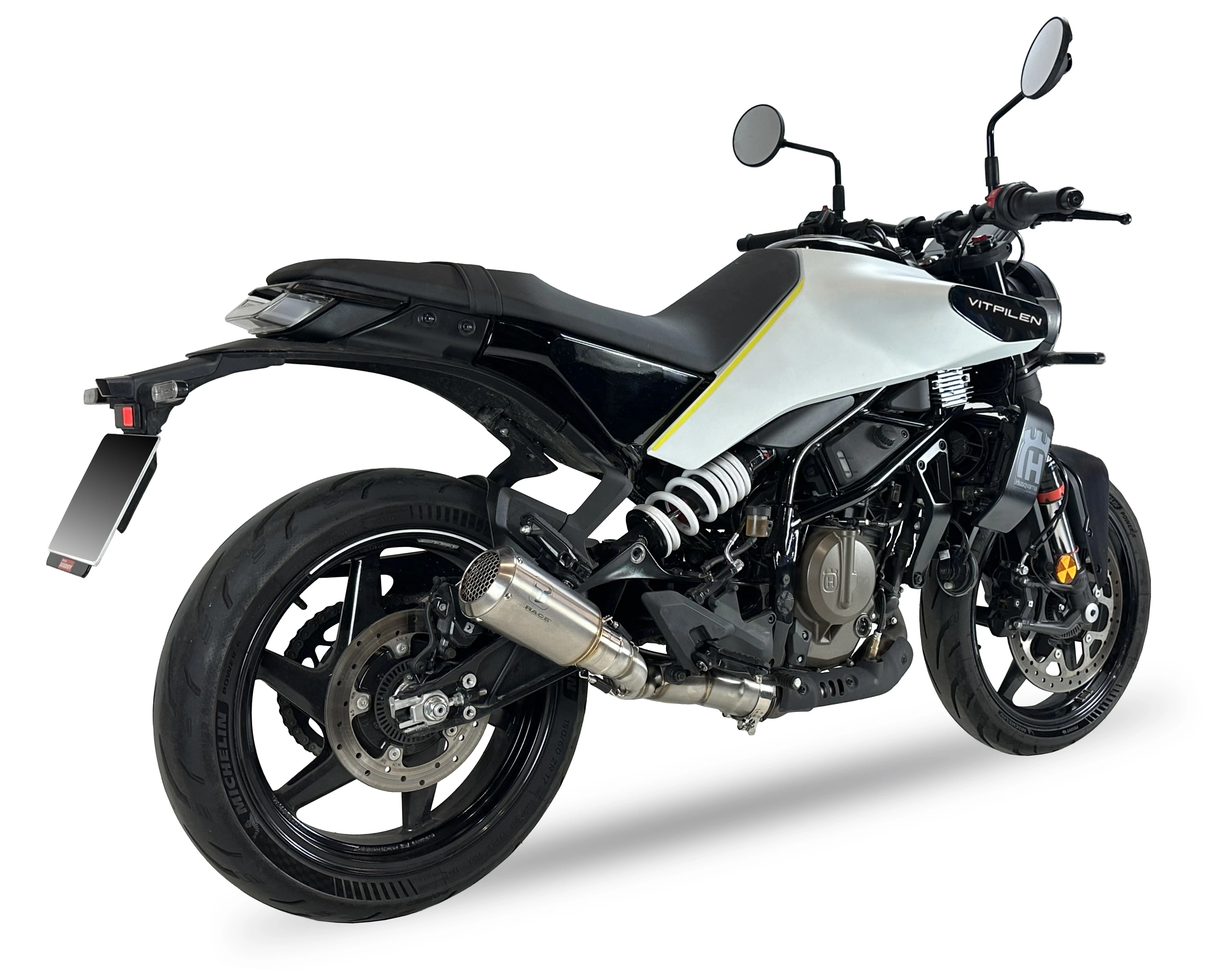 IXRACE Tłumik HUSQVARNA SVARTPILEN 125 24-25 (IS HQV) typ MK2 MK2 SERIES INOX (Homologacja)