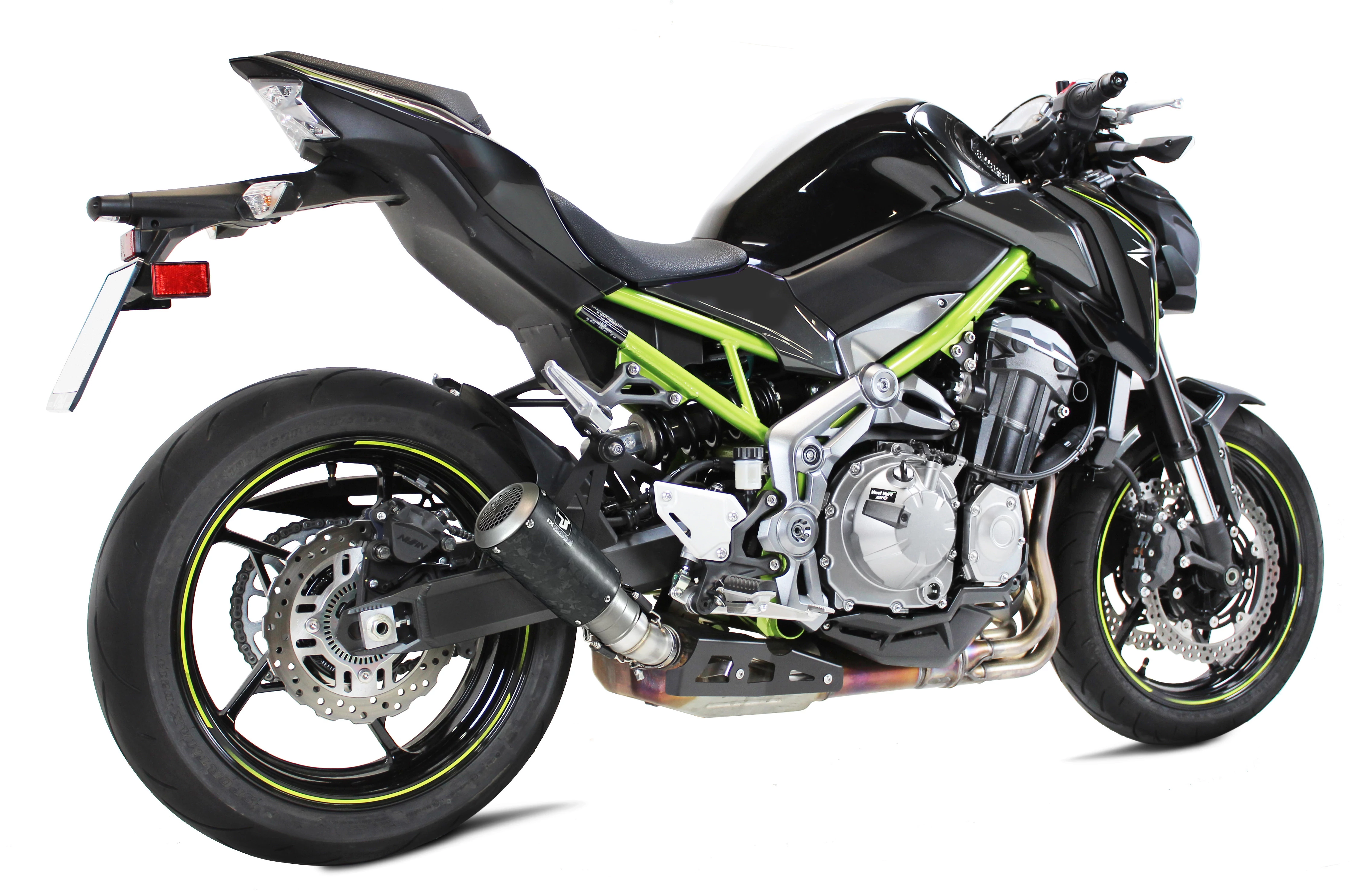 IXRACE Tłumik KAWASAKI Z 900 (92 kW) 16-19 (ZR900B) typ MK2C MK2 CARBON FORGED (Homologacja)