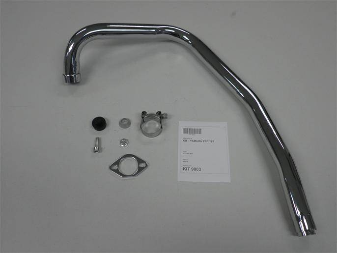 Tłumik IXIL YAMAHA YBR 125 typ SOVE (waga: 3000g, długość: 423 mm., materiał: Inox AISI304, kolor: Black painted) FULL SYSTEM -